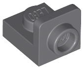 Bracket 1 x 1 - 1 x 1 Inverted in Dark Bluish Gray