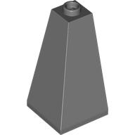 Brick Sloped 75° 2 x 2 x 3 Double Convex in Dark Bluish Gray