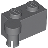Hinge Brick 1 x 4 [Upper] in Dark Bluish Gray