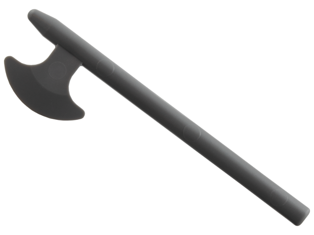 Weapon Halberd / Axe in Dark Bluish Gray