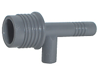Weapon Gun / Torch (Space) [with Grooves] in Dark Bluish Gray