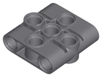 Technic Connector Beam 3 x 3 in Dark Bluish Gray