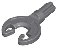 Turntable Holder with Axle in Dark Bluish Gray