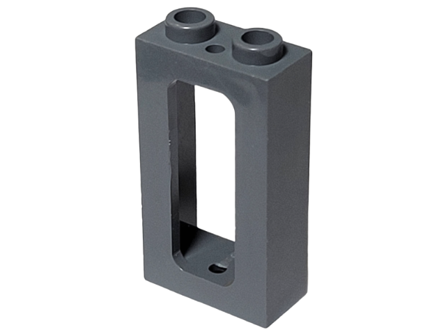 Window 1 x 2 x 3 Train in Dark Bluish Gray