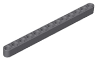 Technic Beam 1 x 13 Thick in Dark Bluish Gray