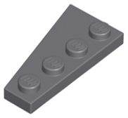 Wedge Plate 4 x 2 Right in Dark Bluish Gray