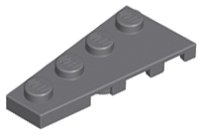 Wedge Plate 4 x 2 Left in Dark Bluish Gray