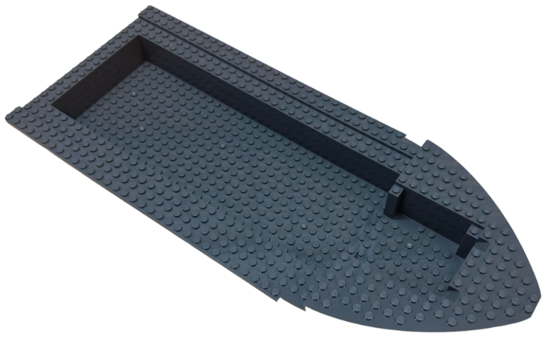 Boat Deck 20 x 50 x 7 in Dark Bluish Gray