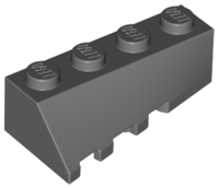 Brick Wedged, Sloped 45° 4 x 2 Right in Dark Bluish Gray
