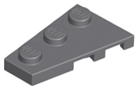 Wedge Plate 3 x 2 Left in Dark Bluish Gray