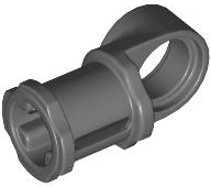 Technic Axle and Pin Connector Toggle Joint Smooth in Dark Bluish Gray