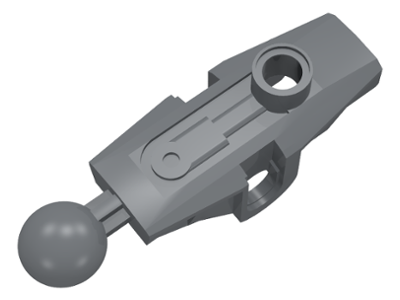 Large Figure Skeletal, Limb, with Ball Joint (Rahkshi) in Dark Bluish Gray