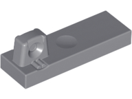 Hinge Tile 1 x 3 Locking with 1 Finger on Top in Dark Bluish Gray