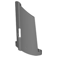 Technic Panel Fairing #20 Large Long, Small Hole, Side A in Dark Bluish Gray