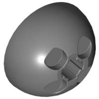 Dome Hemisphere 3 x 3 Ball Turret in Dark Bluish Gray
