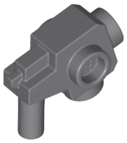 Weapon Gun / Blaster with Studs on Side in Dark Bluish Gray