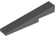 Brick Sloped 1 x 6 x 1 with 1 x 2 x 1/3 Cutout in Dark Bluish Gray