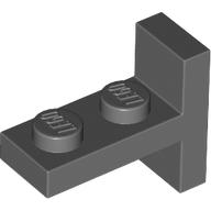 Bracket 1 x 2 with 1 x 2 Vertical Studs in Dark Bluish Gray