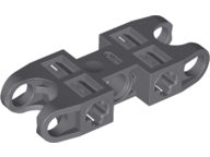 Technic Axle and Pin Connector 2 x 5 with Two Ball Joint Sockets in Dark Bluish Gray
