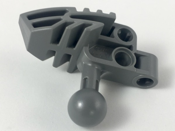 Large Figure Head Connector Block (Vahki) in Dark Bluish Gray