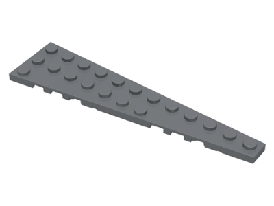 Wedge Plate 12 x 3 Right in Dark Bluish Gray