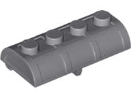 Treasure Chest Lid [Thick Hinge] in Dark Bluish Gray