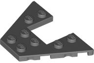 Wedge Plate 4 x 6 in Dark Bluish Gray