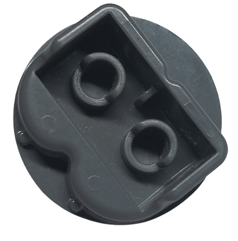 Sports Hockey Shooter, Minifig Stand Top in Dark Bluish Gray