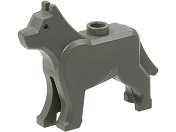 Animal, Dog / Wolf in Dark Bluish Gray