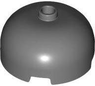 Brick Round 3 x 3 Dome with Center Stud in Dark Bluish Gray