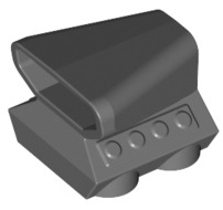 Engine / Air Scoop 2 x 2 in Dark Bluish Gray