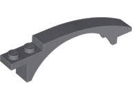 Brick Arch 8 x 1 x 1 2/3 Curved in Dark Bluish Gray
