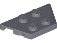 Wedge Plate 2 x 4 in Dark Bluish Gray