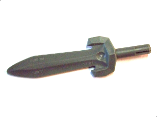 Weapon Sword from Nestle Promo Figure (Santus) in Dark Bluish Gray