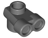 Equipment Binoculars with Stud on Top in Dark Bluish Gray