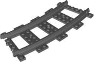 Vehicle Track, Train, Plastic (RC Trains) Curved in Dark Bluish Gray