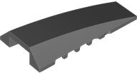 Brick Wedged, Curved 4 x 8 No Top Studs in Dark Bluish Gray