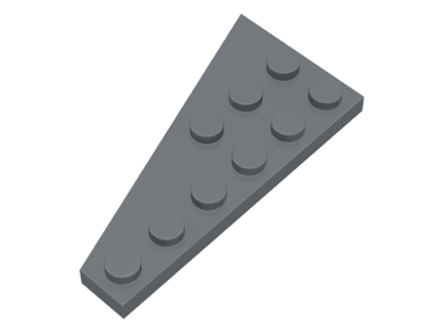 Wedge Plate 6 x 3 Right in Dark Bluish Gray