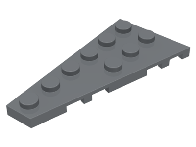 Wedge Plate 6 x 3 Left in Dark Bluish Gray