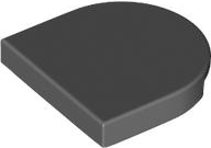 Tile Round 2 x 2 Half Circle in Dark Bluish Gray