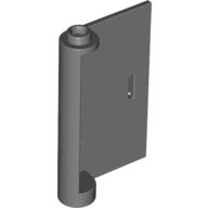 Door 1 x 3 x 4 Right - Open Between Top and Bottom Hinge in Dark Bluish Gray