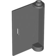 Door 1 x 3 x 4 Left - Open Between Top and Bottom Hinge in Dark Bluish Gray