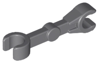 Arm Mechanical Straight (Droid) [2 Clips at 90°] in Dark Bluish Gray