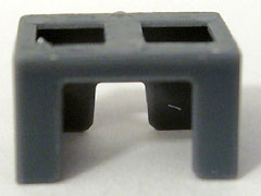 Minifig Hipwear Leg Anti-Blast Kama [Star Wars Accessory] in Dark Bluish Gray
