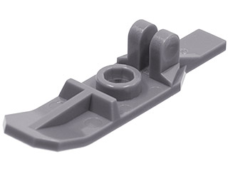 Sports Ski with Hinge in Dark Bluish Gray