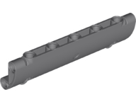 Technic Panel Curved 11 x 3 with 2 Pin Holes through Panel Surface in Dark Bluish Gray