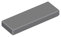Tile 1 x 3 in Dark Bluish Gray