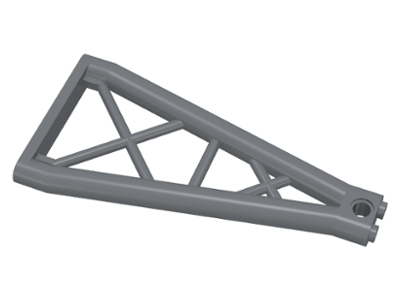 Support 1 x 6 x 10 Girder Triangular in Dark Bluish Gray