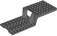 Vehicle Base, Trailer Half 6 x 16 x 2 2/3 in Dark Bluish Gray