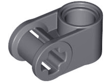 Technic Axle and Pin Connector Perpendicular in Dark Bluish Gray